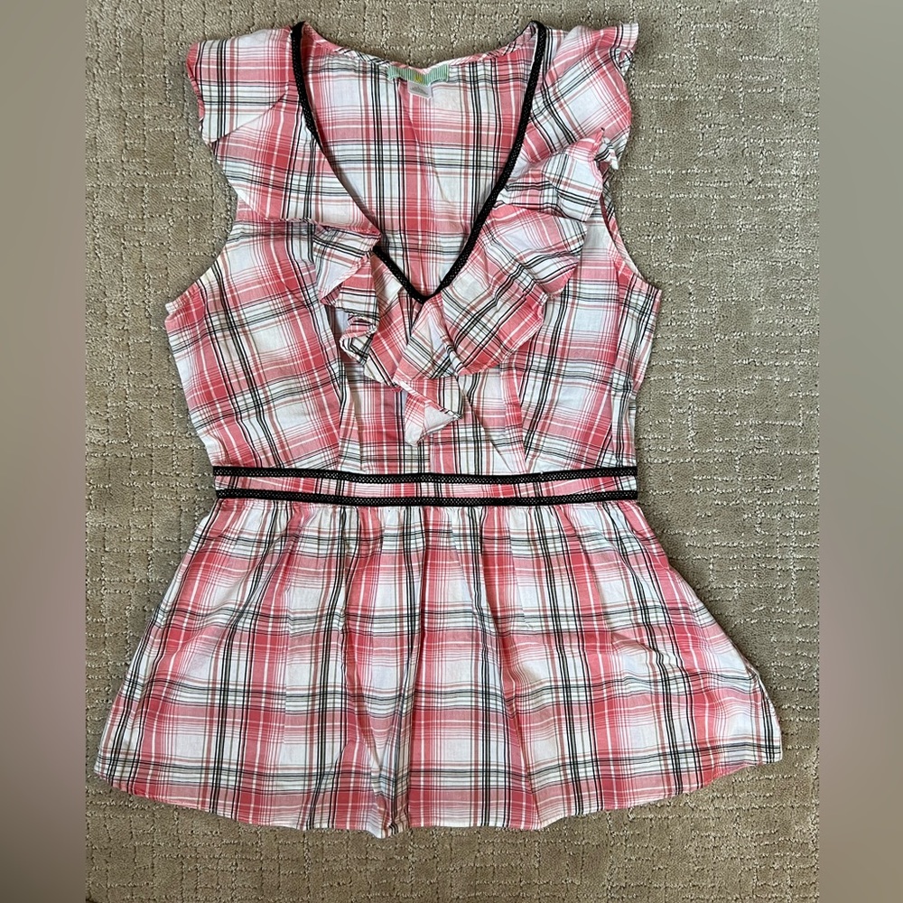 Anthropologie peplum sleeveless